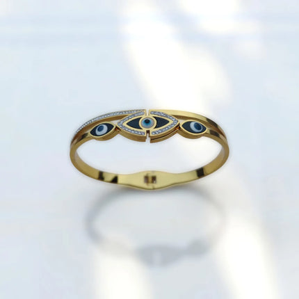 TDF Anti Tarnish Evil Eye Bracelet