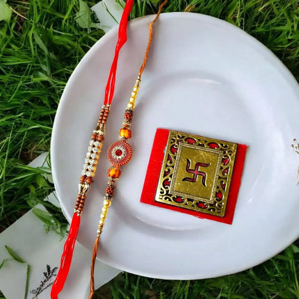 Buy Rakhi with Roli and Chawal