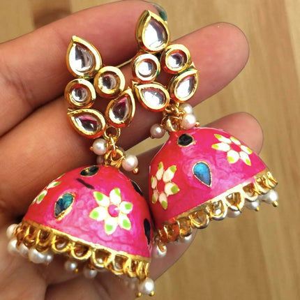 TDF Ghoomar Glamour Bangles & Jhumkas