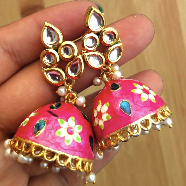 TDF Ghoomar Glamour Bangles & Jhumkas