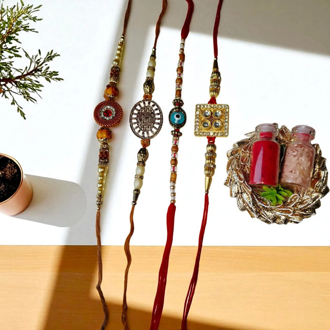 Rakhi Combo with Roli Chawal under 300
