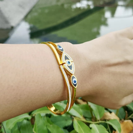 TDF Anti Tarnish Evil Eye Bracelet