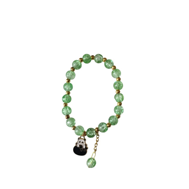 light green Cute beaded bracelet for teens 2025